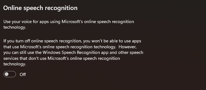 Speed Up Your Windows 11: Tips and Tricks for a Faster PC 3 Step 3: Return to "Privacy and Security" and select "Speech." Turn off "Online speech recognition" if you're not utilizing any online speech services.