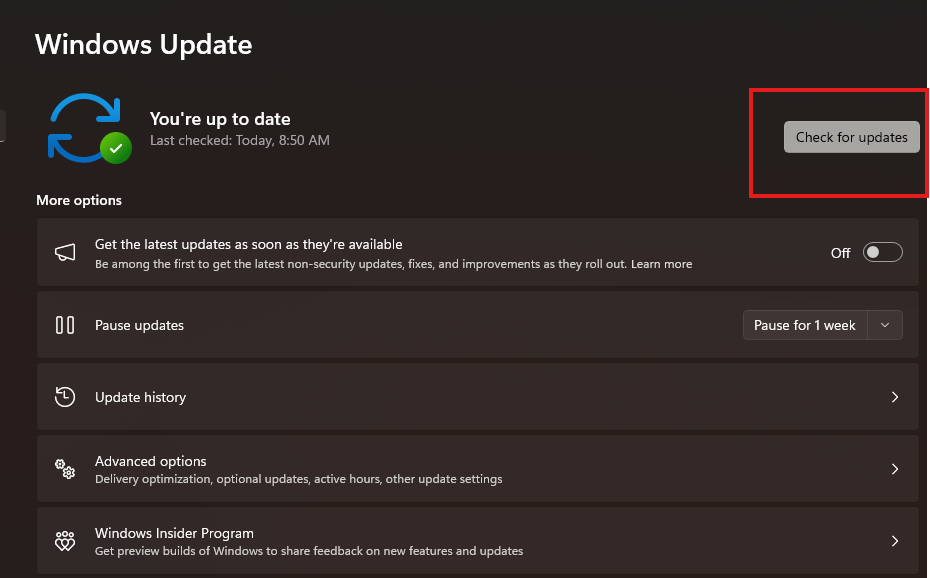 How to Fix Wi-Fi Connected but No Internet on Windows 11 | Step-by-Step Guide 3 Check for Windows Updates