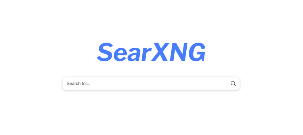 SearXNG search engine