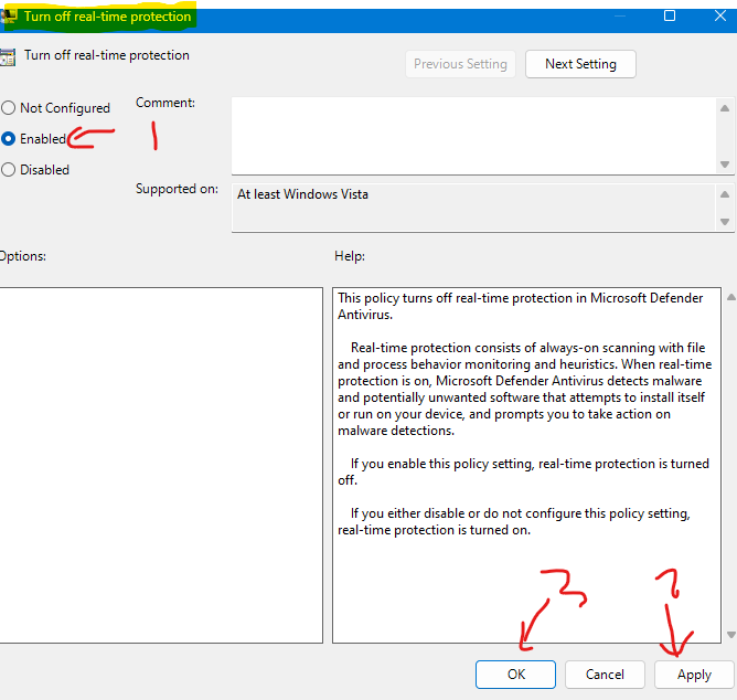 How To Disable Windows Defender Antivirus From Group Policy 6 How To Disable Windows Defender Antivirus From Group Policy