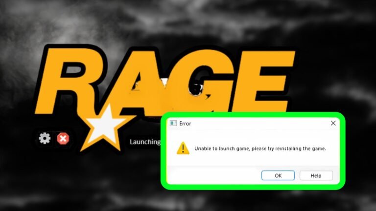 Unable to Launch Game, please try reinstalling the game GTA V