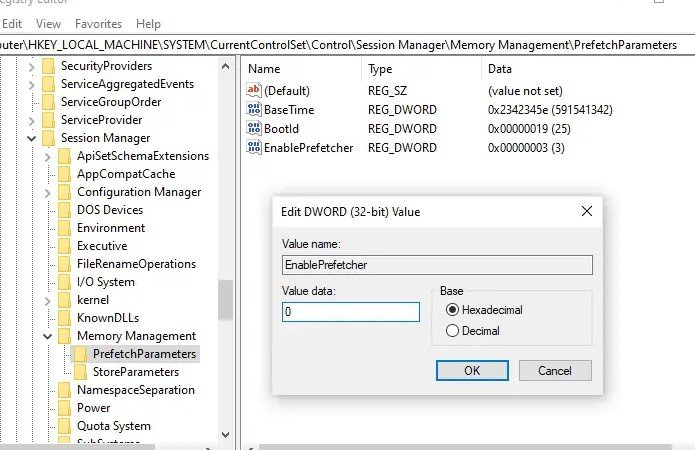 Enable Prefetcher