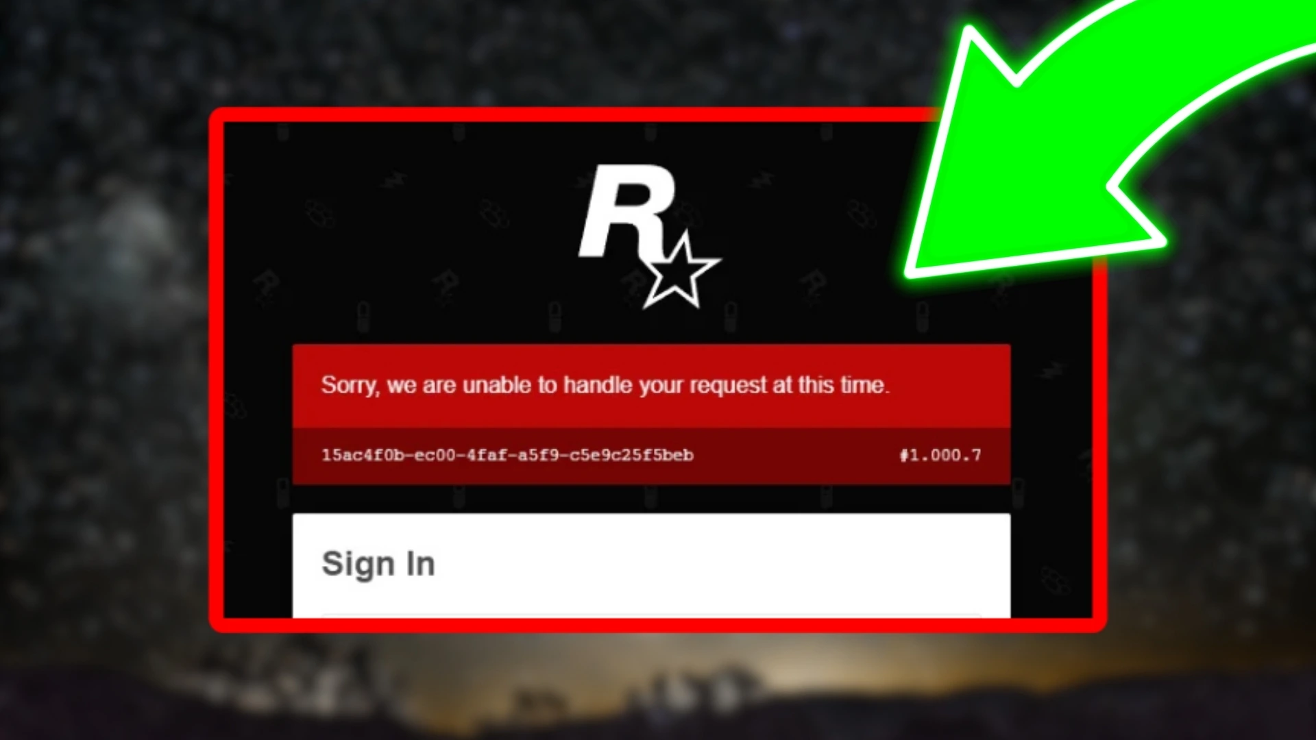 Sorry, we are unable to handle your request